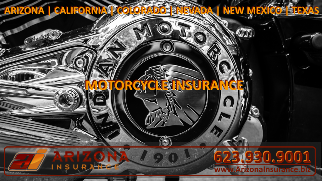 Motorcycle Insurance in Arizona, Nevada, Colorado, California, New Mexico, and Texas