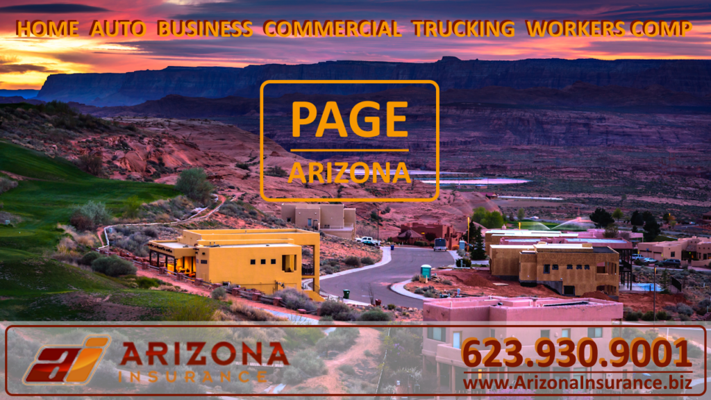 Page, Arizona, Insurance, Home, Auto, Commercial, Business, Trucking, Workers Comp